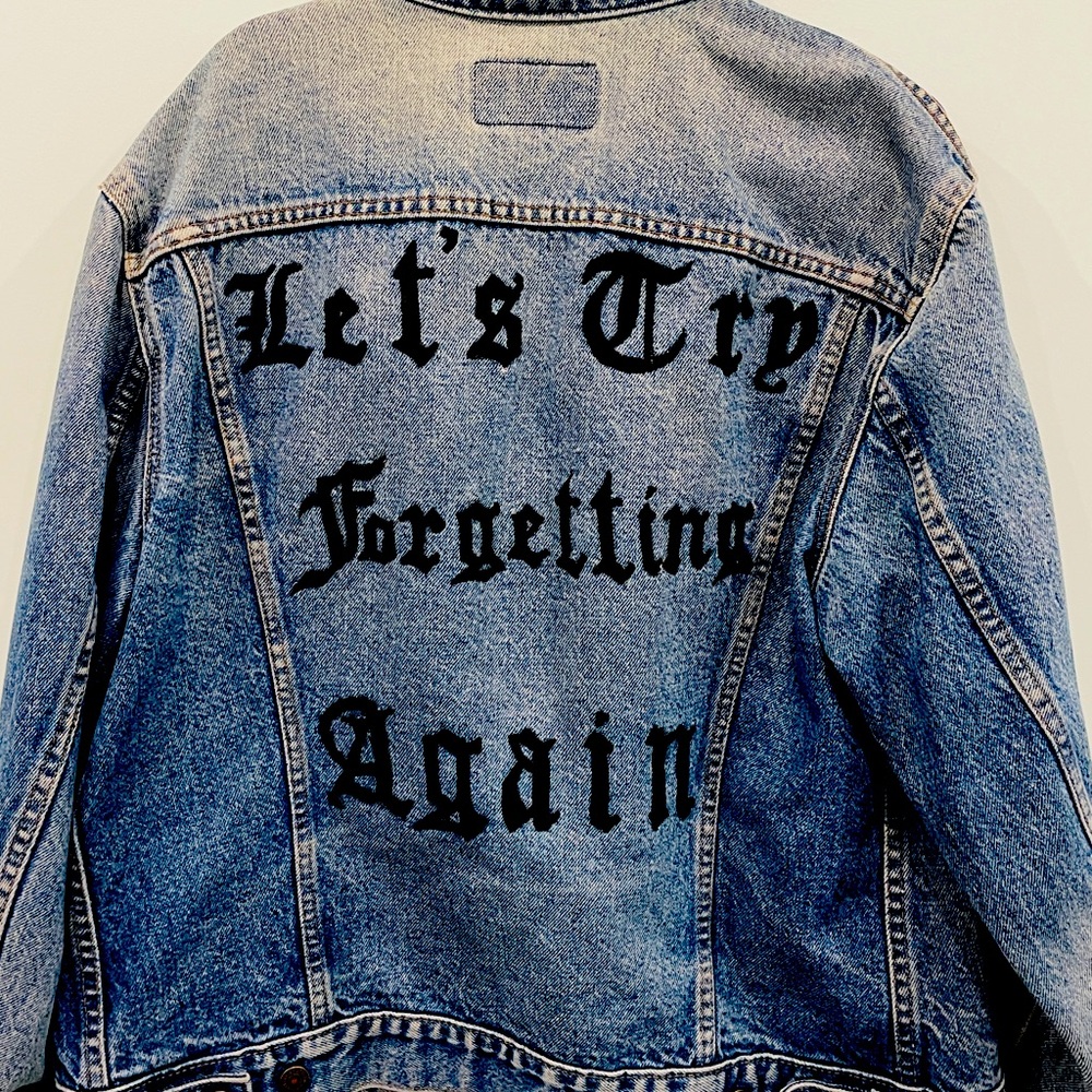 Custom embroidered vintage Levi’s jacket. One of a kind!